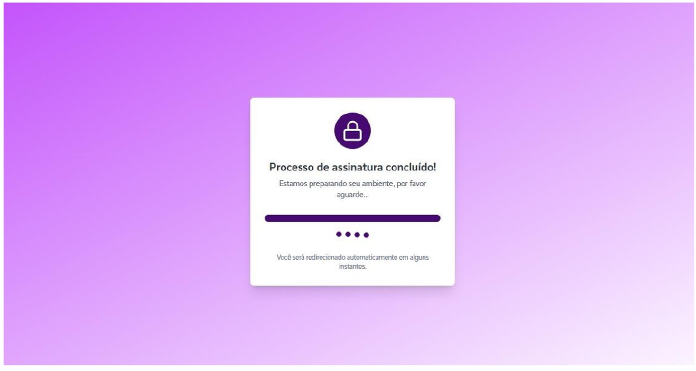 Tela real de conclusão de assinatura eletrônica integrada ao ElevaRH